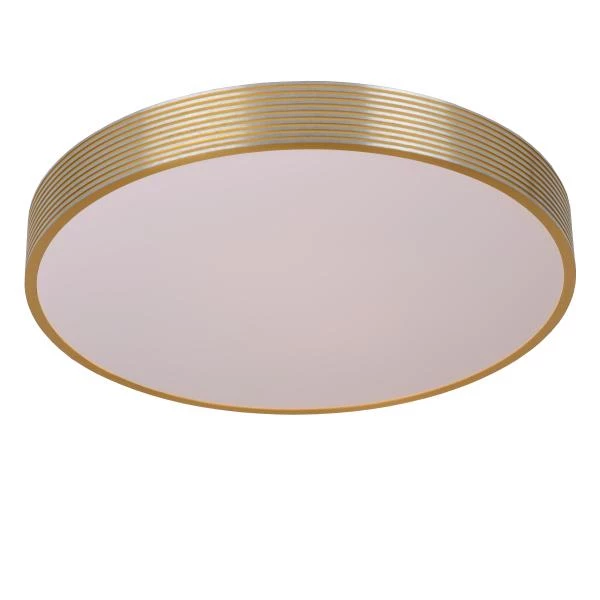 Lucide MALIN - Flush ceiling light - Ø 39 cm - LED Dim. - 1x24W 2700K - 3 StepDim - Matt Gold / Brass - detail 2